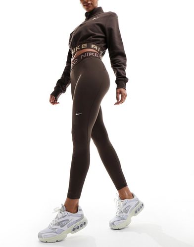 Nike - Pro Training 365 - Legging 7/8ème à taille mi-haute - Marron baroque - Nike Training - Modalova
