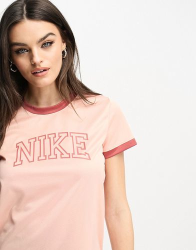 T-shirt en tissu Dri-FIT à logo style universitaire et logo virgule - Nike Running - Modalova