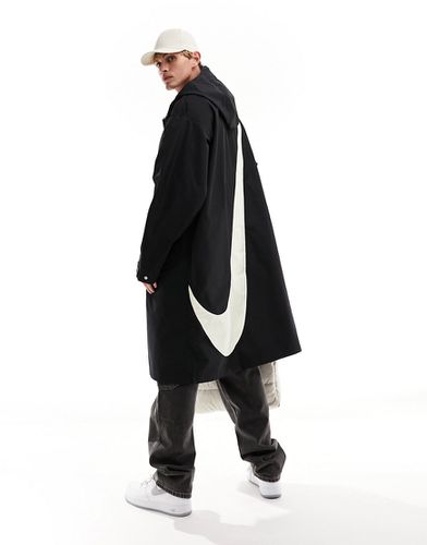 Manteau long noir Nike