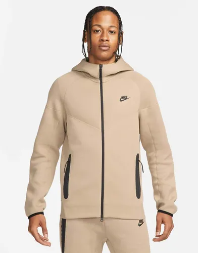 Sweat à capuche d'hiver en polaire technique - Beige - Nike - Modalova