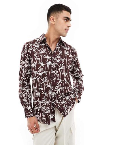 Chemise de plage longue en lin - South Beach - Modalova