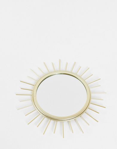 Miroir soleil doré - Sass & Belle - Modalova