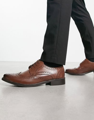 Rowland - Chaussures richelieu en cuir - Marron - Schuh - Modalova
