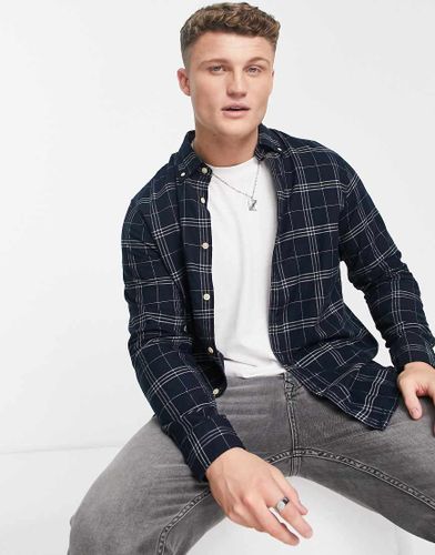 Chemise à carreaux en flanelle - Selected Homme - Modalova