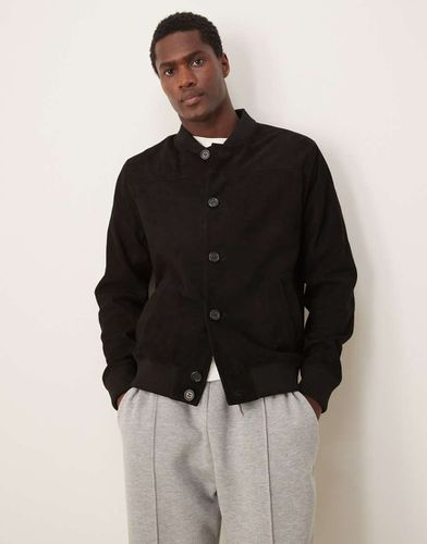 Bomber en daim - Selected Homme - Modalova