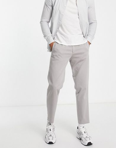 Pantalon habillé coupe slim en coton mélangé - - LGREY - Selected Homme - Modalova