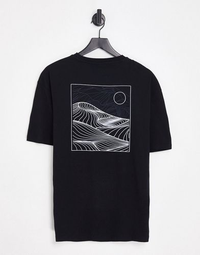 T-shirt oversize avec imprimé Everest au dos - Selected Homme - Modalova