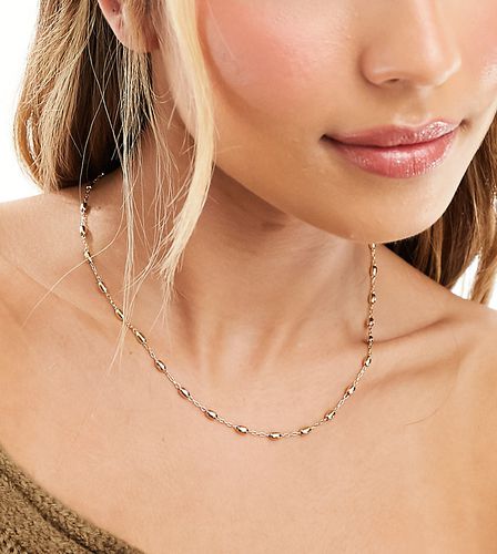 Seol + Gold - Collier chaîne et perles en vermeil plaqué or 18 carats - Seol Gold - Modalova