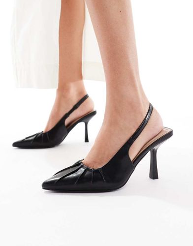 Salado - Chaussures  talon avec bride arrire et dtail fronc - Seqwl - Modalova