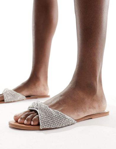 SIMMI London - Kenya - Sandales plates à ornements avec lanières - Simmi Shoes - Modalova