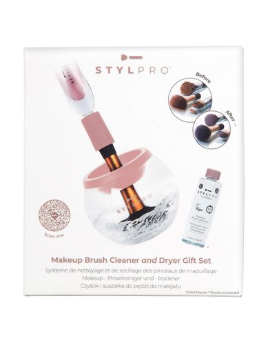 Coffret cadeau de nettoyage pour pinceaux de maquillage - Or rose - Stylpro - Modalova