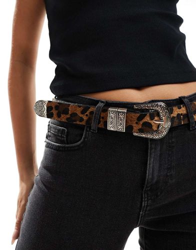 Ceinture à motif léopard - Stradivarius - Modalova