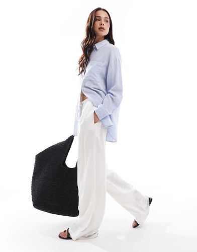 Chemise dcontracte  rayures - pastel - Stradivarius - Modalova