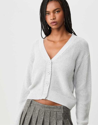 Gilet boutonn en maille - chin - Stradivarius - Modalova