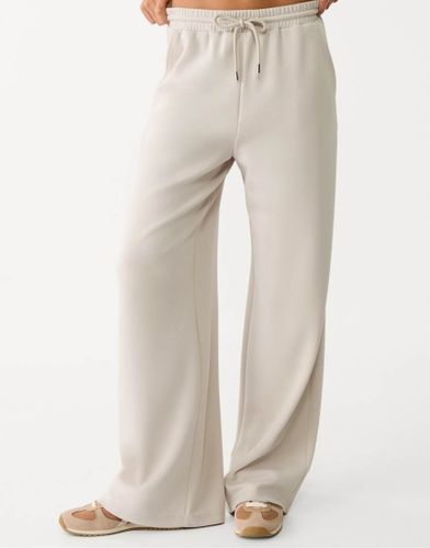 Pantalon palazzo doux au toucher - Stradivarius - Modalova