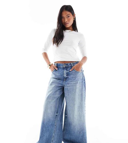 Petite - Jean baggy à taille réglable - moyen - Stradivarius - Modalova