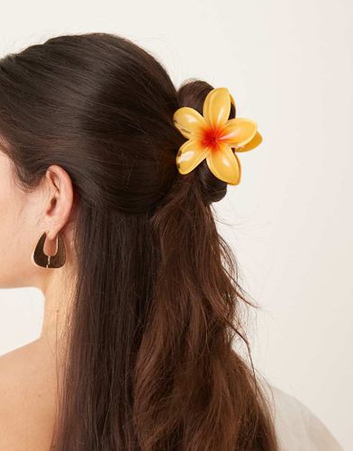 Grande pince  cheveux fleur de frangipanier - Sui Ava - Modalova