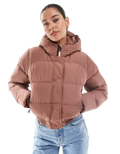 Doudoune de sport style bomber à capuche - épicé noix de muscade - Superdry - Modalova