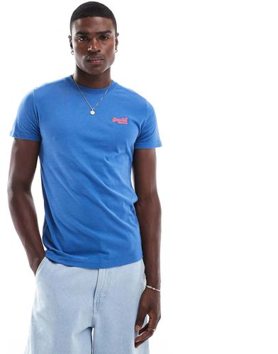 Essential - T-shirt en coton à logo - /corail - Superdry - Modalova