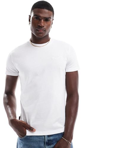 T-shirt basique en coton avec logo - Optique/optique - Superdry - Modalova