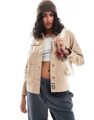 Veste fonctionnelle à détails brodés - Beige canyon - Superdry - Modalova