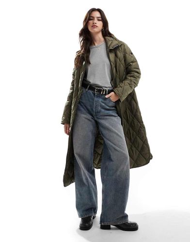 Veste matelassée super longue - ciboulette - Superdry - Modalova