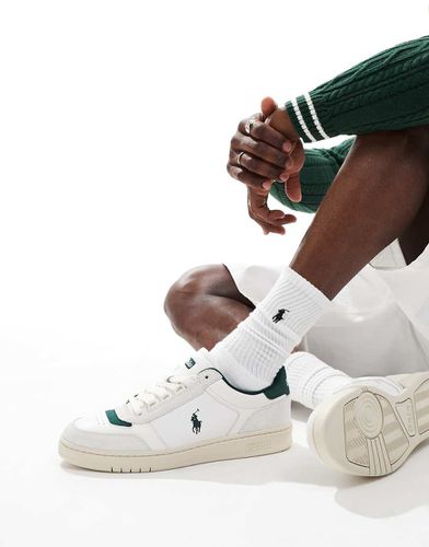 Court Sport - Baskets en cuir - /vert - Polo Ralph Lauren - Modalova