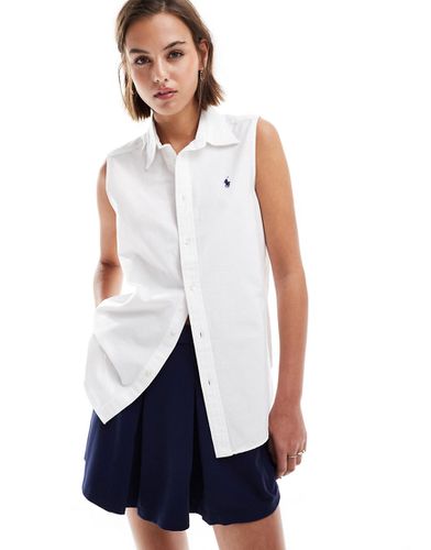 Chemise sans manches avec logo - Polo Ralph Lauren - Modalova