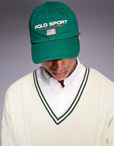 Sport Capsule - Casquette de baseball en sergé à logo - Polo Ralph Lauren - Modalova