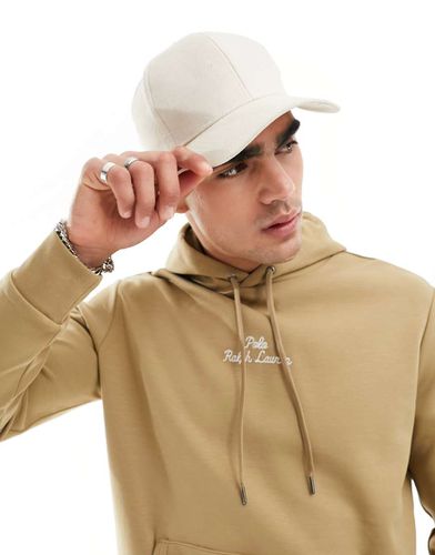 Sweat à capuche en double maille avec logo au centre - Kaki fauve - Polo Ralph Lauren - Modalova