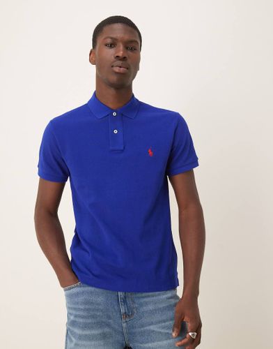 Polo ajust en piqu avec logo emblmatique - roi - Polo Ralph Lauren - Modalova