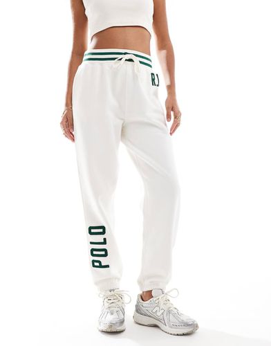 Pantalon de jogging à logo universitaire - Crème - Polo Ralph Lauren - Modalova