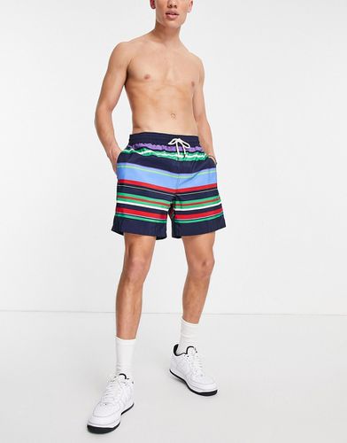 Traveler - Short de bain bermuda à rayures en polyester recyclé et logo joueur - multicolore - Polo Ralph Lauren - Modalova