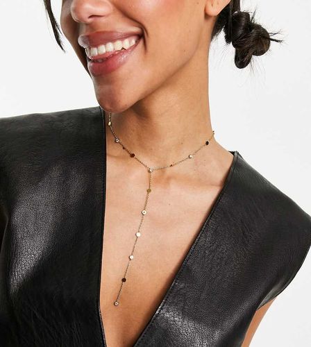 Collier en plaqué or à pendant orné de perles - Petit Moments - Modalova