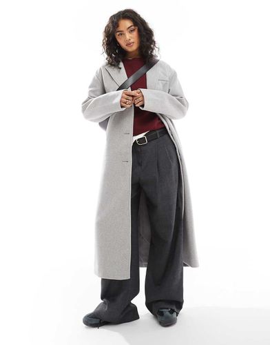 Manteau oversize long ajusté - Pieces - Modalova