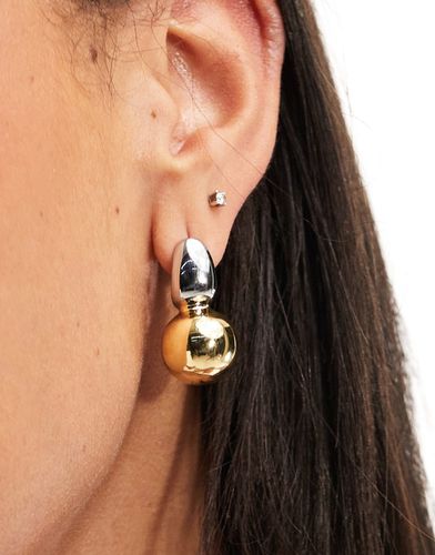 Boucles d'oreilles en métal varié - et argenté - Pieces - Modalova
