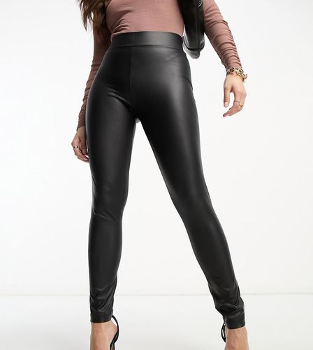 Legging enduit à taille haute - Pieces Petite - Modalova