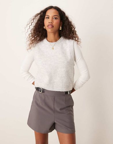 Pull sans manches en maille - clair - Pimkie - Modalova