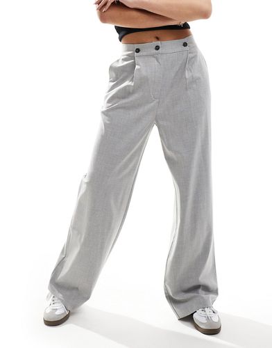 Pantalon ajusté coupe droite à taille ajustable - clair - Pimkie - Modalova