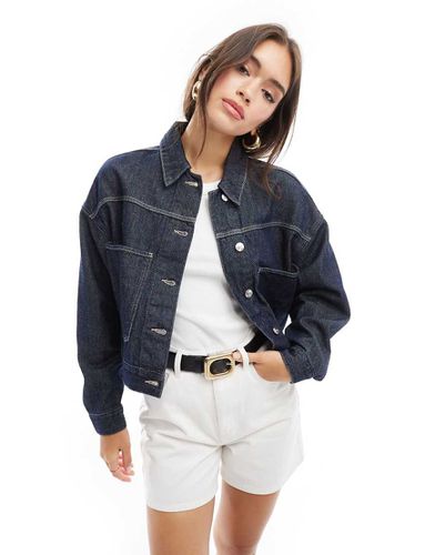 Veste en jean - Bleu indigo délavé - Pimkie - Modalova