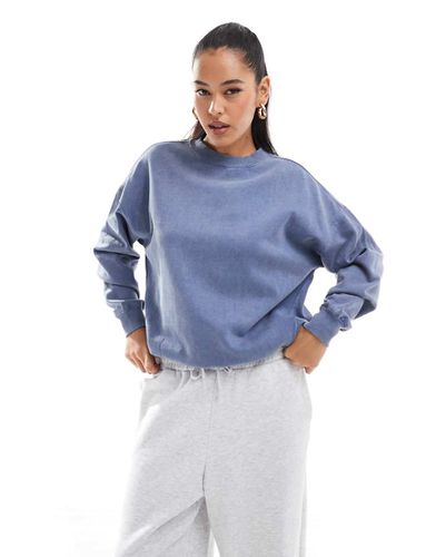 Sweat oversize - Bleu délavé - Pull & bear - Modalova