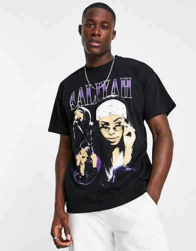 X Aaliyah - T-shirt imprimé - Pull & bear - Modalova
