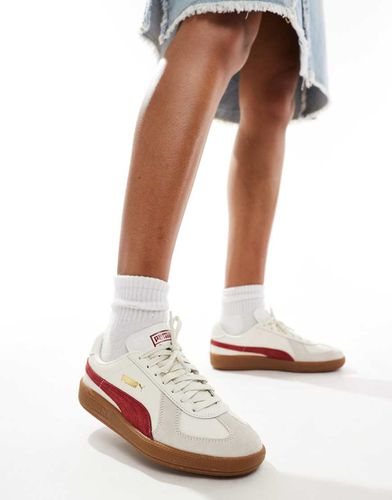 PUMA - Army - Baskets - Blanc/rouge - Puma - Modalova