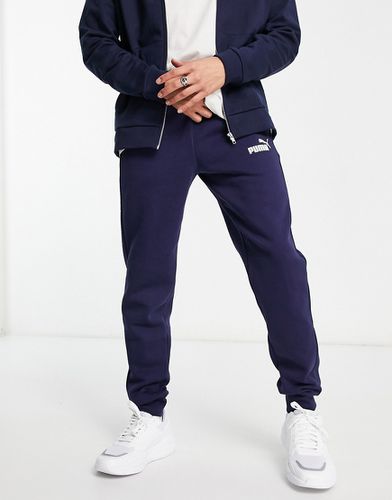 Essentials - Pantalon de jogging slim à petit logo - Bleu - Puma - Modalova