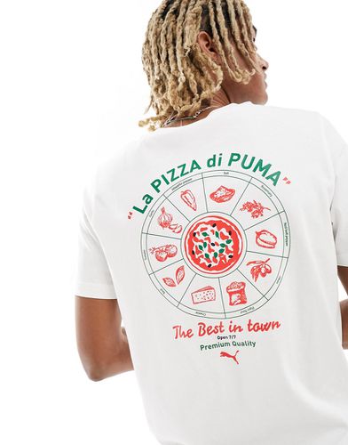 Pizza - T-shirt imprimé au dos - Puma - Modalova