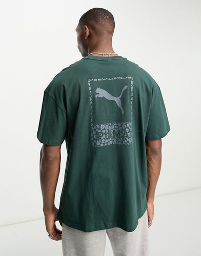 Safari - T-shirt imprimé au dos - Vert - Puma - Modalova