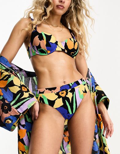 Color Jam - Haut de bikini à armatures et imprimé fleurs - Roxy - Modalova
