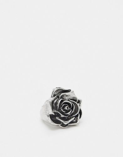 Bague rose en argent poli - Reclaimed Vintage - Modalova