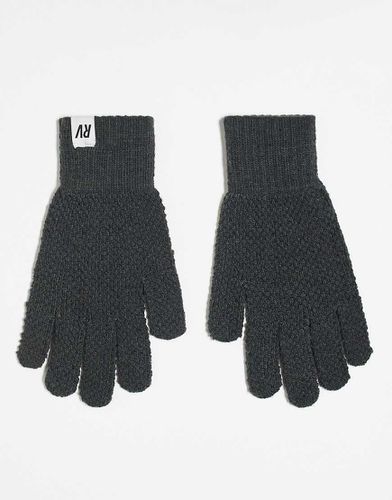 Gants unisexes gaufrés d'ensemble - Anthracite - Reclaimed Vintage - Modalova