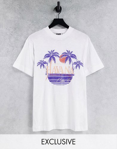 Inspired - T-shirt à imprimé Havana vintage - Crème - Reclaimed Vintage - Modalova